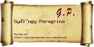 Gyöngy Peregrina névjegykártya